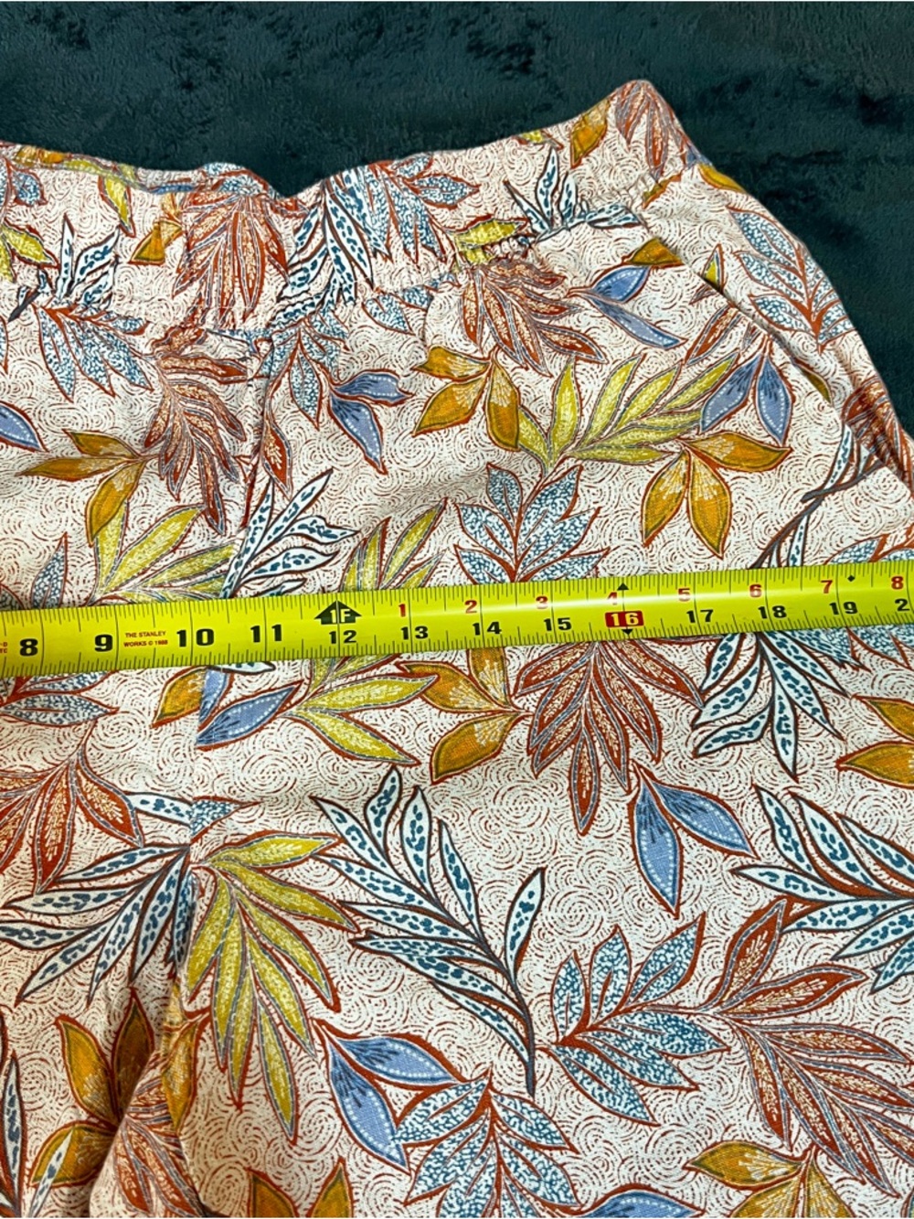 Nicole Miller Wms Linen Floral Tropical Resort Vacay High Rise Wide Leg Pants‎ S - Picture 12 of 13